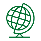 Green globe icon