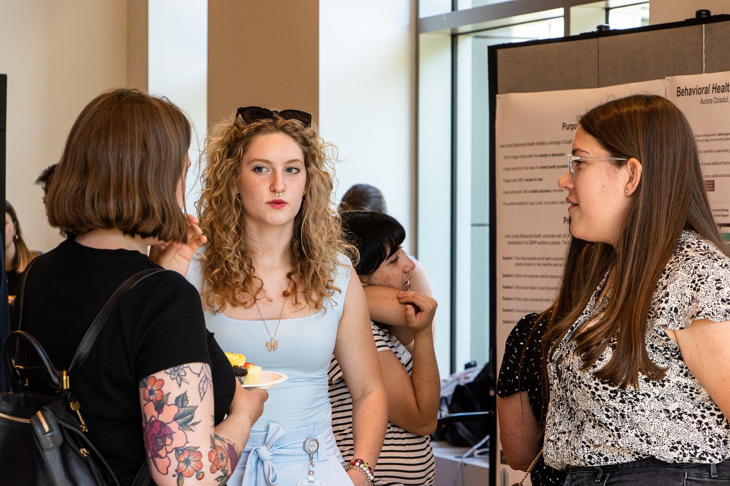 Photograph of students at the PPPM awards. 