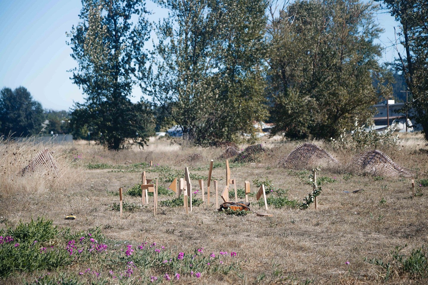 Photograph of the original outdoor site.