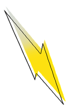Decorative Thunderbolt. 