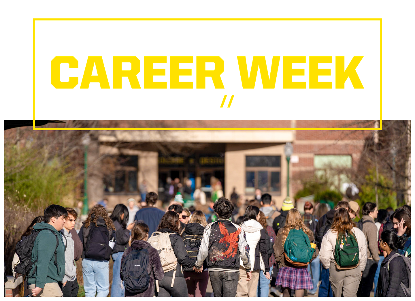 College of Design Career Week. January 26-30, 2026. Lawrence Hall.