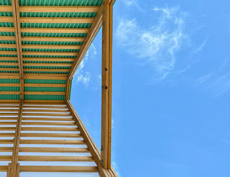 Shot of a shelter. 