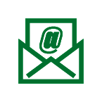 Green email icon