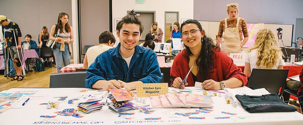 students at Zine Fest