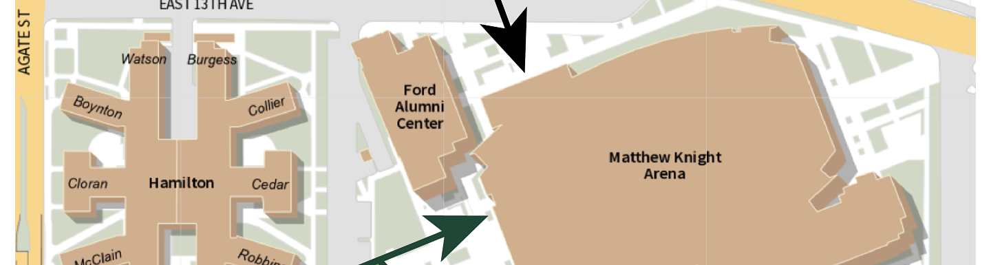 Commencement Entry Map