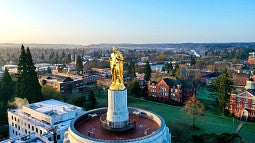 News header of the Oregon Capitol building. 