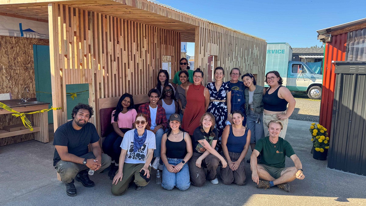 Photograph of the students on the final day. 