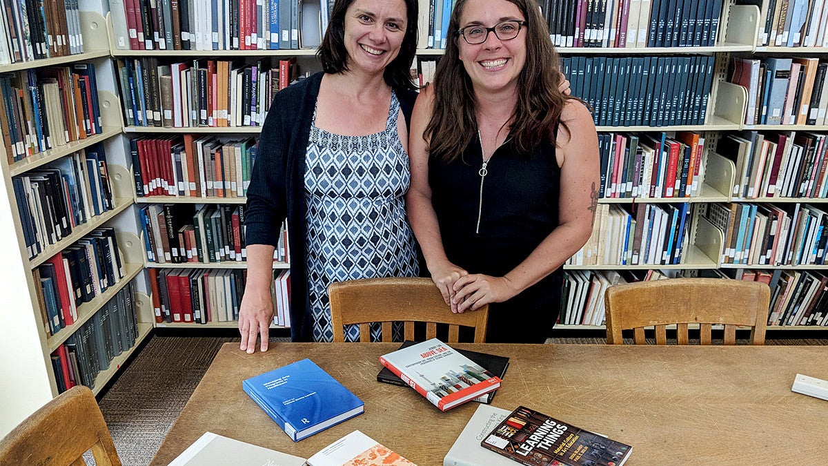 Eleonora Redaelli and Sara DeWaay at Design Library