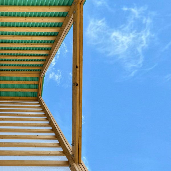 Shot of a shelter. 