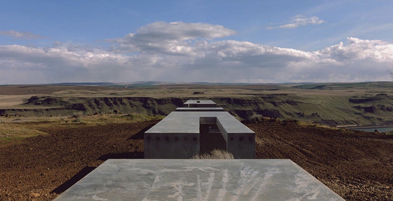 The Maryhill Overlook in the Columbia River Gorge, completed in 1998