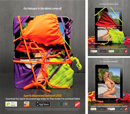 Jaxheimer conceptualized this sequence of three ads