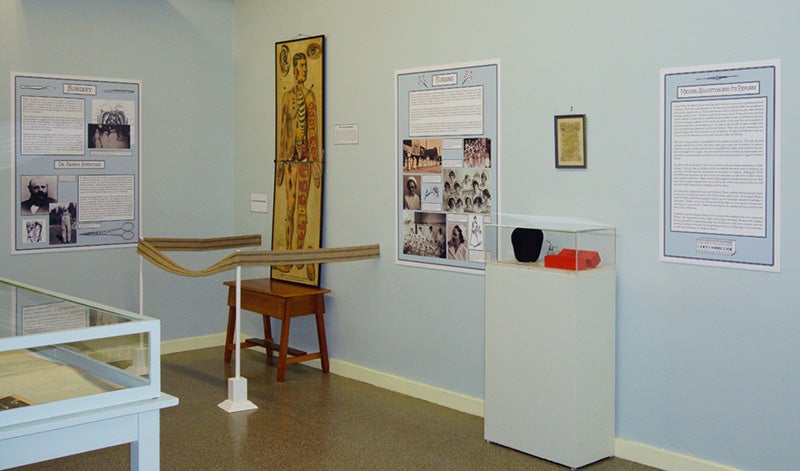 one section of the exhibit