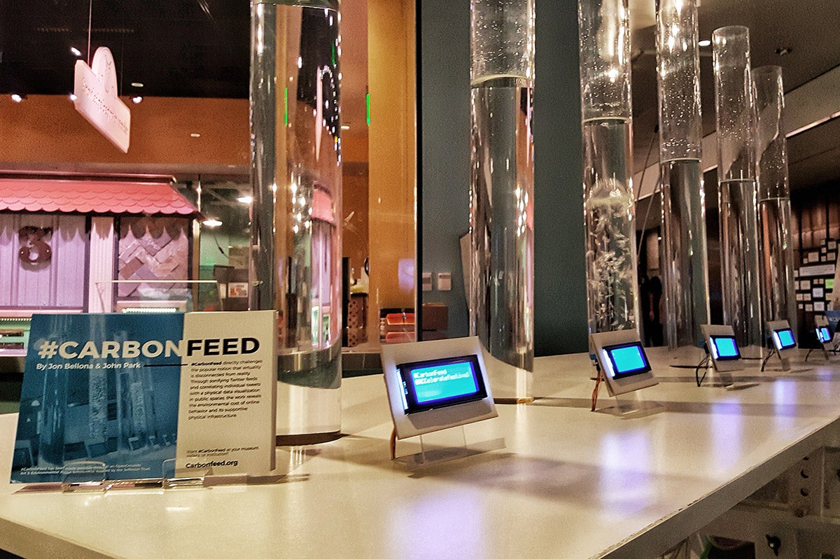 #CarbonFeed sound-art installation at the Smithsonian National Museum of American History