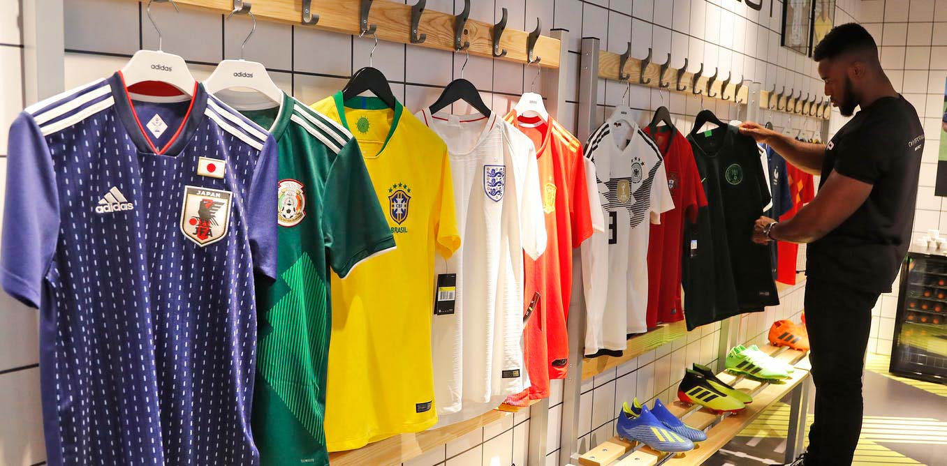 soccer jersey display