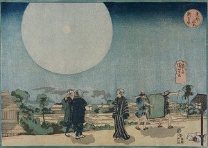 Photo of a Japanese Edo print