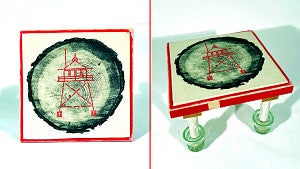 A stool from "Ghost Forests".