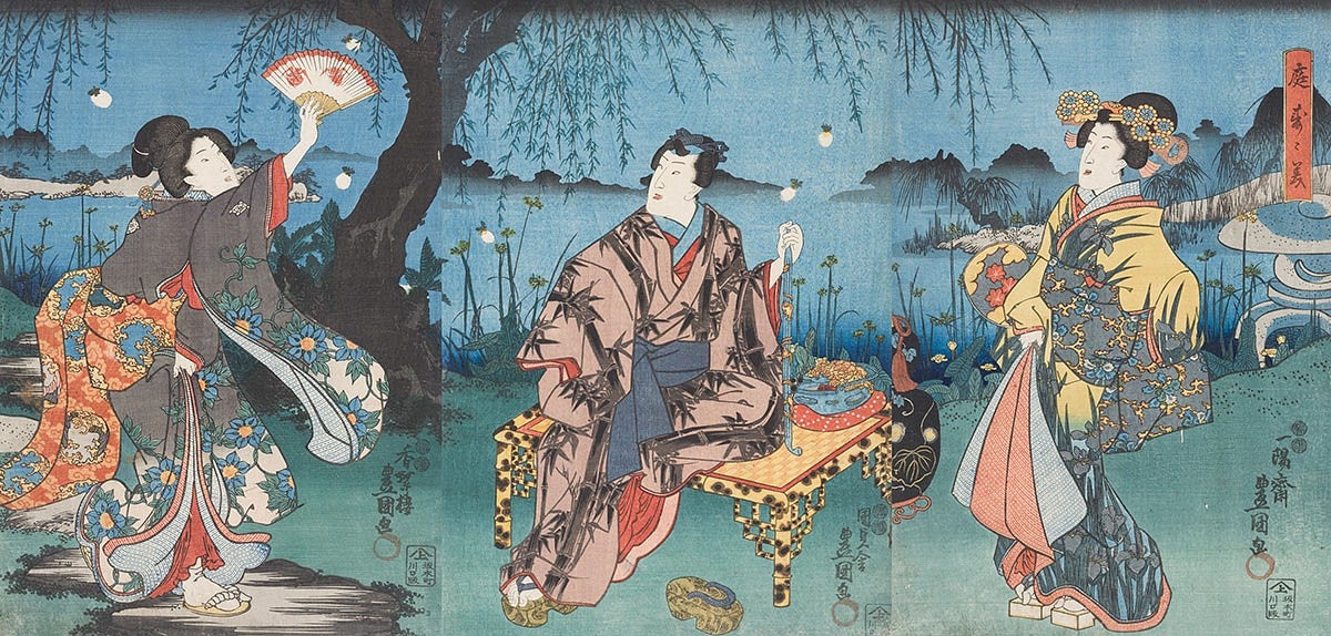 Photo of a Japanese Edo print