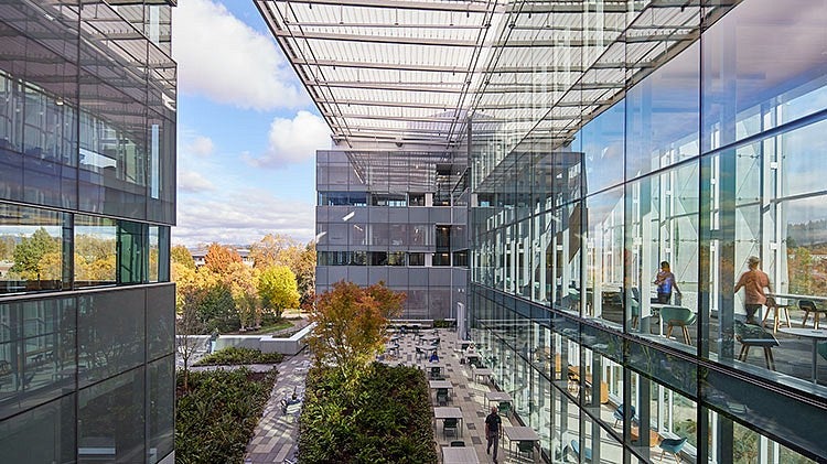 Knight Campus terrace