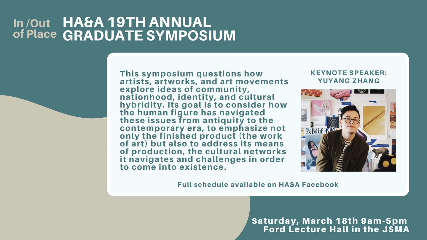 HA&A 19th Annual Graduate Symposium Graphic