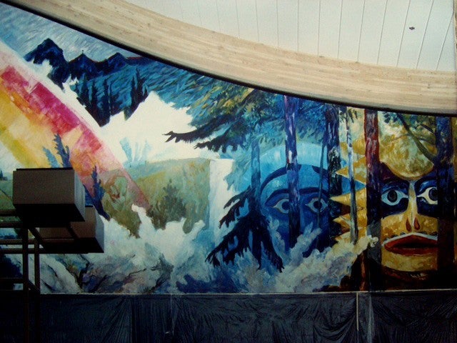 Mahlon Sweet Airport mural segment