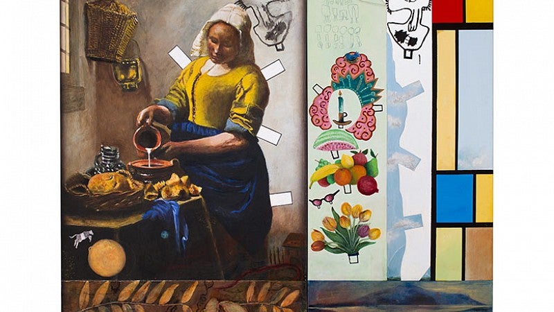 Jeri Hise's Vermeer Series painting