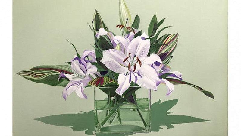 Phyllis Yes' Calm Lillies painting