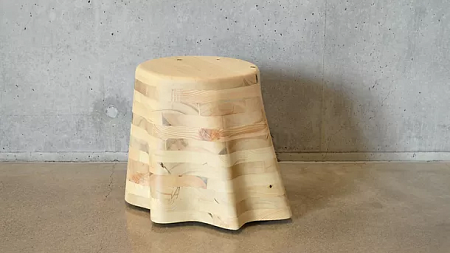 The Squall Stool from Cory Olsen and Linda Zimmer