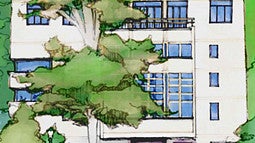 Painting of Lawrence Hall