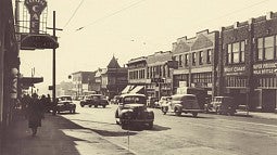 Albina neighborhood in Portland circa 1950