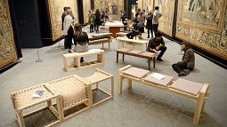 critique of benches with architecture graduate students