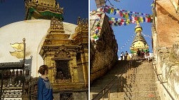 Photos of Morning Glory Ritchie in Nepal