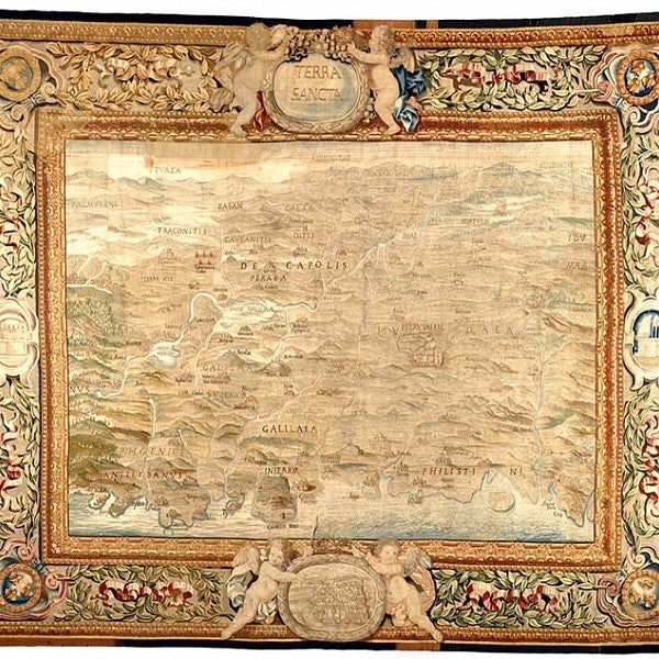 Holy Land Map tapestry