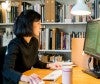 Joyce Cheng at computer